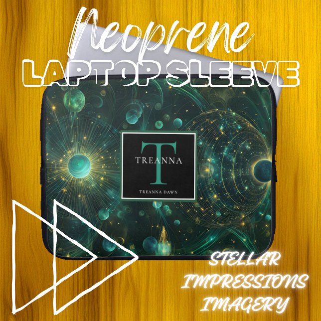 betoverde puls laptop sleeve (Creator heeft geüpload)