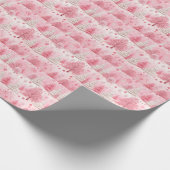 Betoverde Roze Magische Pastel Winter Vibes Kerstm Cadeaupapier (Hoek)
