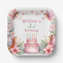 Betoverde Roze Sprookjestuin - Verjaardag