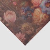 Betoverde Rozen en Victoriaanse Kat Decoupage  Tissuepapier (Detail)