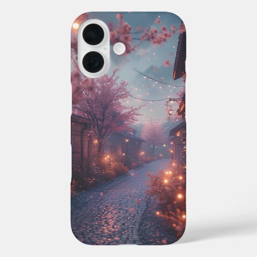 Betoverde Sakura-steeg Case-Mate iPhone Case (Achterkant)