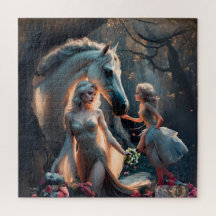 Betoverde scène puzzel