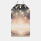 Betoverde Sky Tree Glow Sterren & Wolken Cadeaulabel (Achterkant)