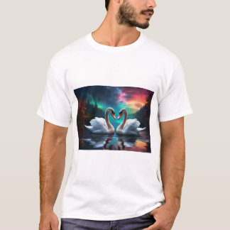 "Betoverde Swan Serenade T-shirt" T-shirt