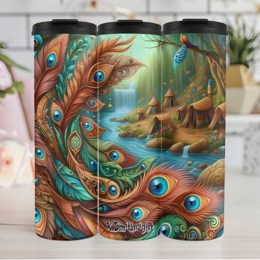 Betoverde Tribal River Village Thermosbeker