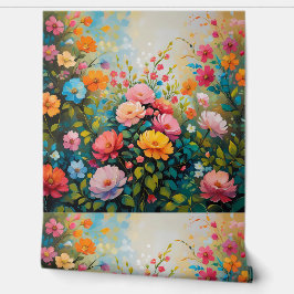 Betoverde tuin Bloemen Peel en Stick Behang