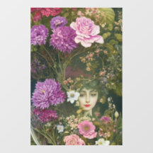 betoverde tuin  botanische fee raam CL