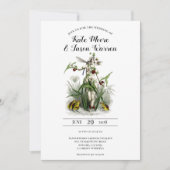 Betoverde tuin Bourgondië bruiloft Kaart (Voorkant)