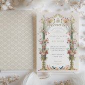 Betoverde  tuin islamitische bruiloft kaart