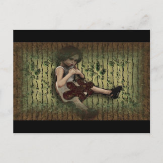 Betoverde tuin spelen briefkaart