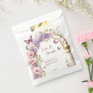 Betoverde tuin vlinders baby shower gunsten bedankzakje