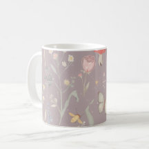 Betoverde Tuin Wilde Bloem Vlinder Whimsical