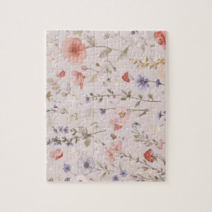 Betoverde Tuin Wilde Bloem Vlinder Whimsical Legpuzzel