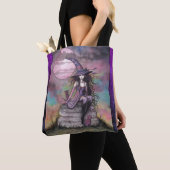 Betoverde Twilight Witch Fantasy Art Tote Bag (Dichtbij)