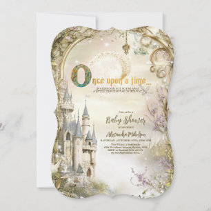 Betoverde Verhalenboek Baby Shower Kaart