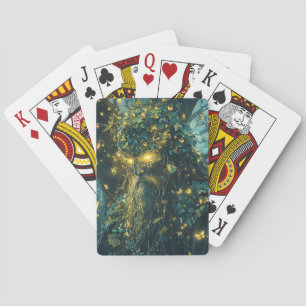 Betoverde Vlinder Bosgodin (8) Pokerkaarten