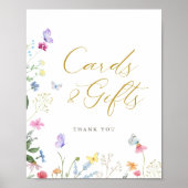 Betoverde vlinders Kaarten en geschenken Poster (Voorkant)