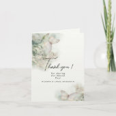 Betoverde vlindertuin bedankkaart (Voorkant)