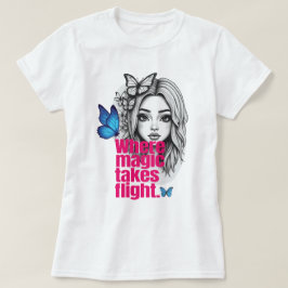 Betoverde vlucht t-shirt