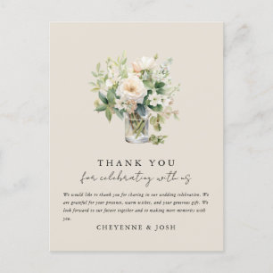 Betoverde Waterverf Boheemse Boheemse Dank u Briefkaart