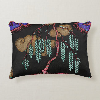 Betoverde wilg Dreamscape Art Deco Patroon Accent Kussen