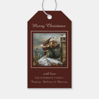 Betoverde Wintermuis Cadeaulabel