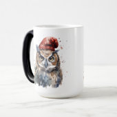 betoverde winteruil magische mok (Voorkant links)