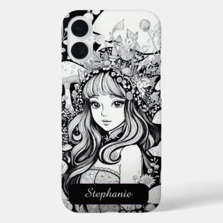 Betoverde Woodland Fairy Art iPhone 16 Plus Hoesje
