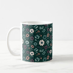 betoverend anemoonpatroon koffiemok