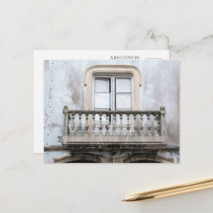 Betoverend balkon in Portugal Briefkaart