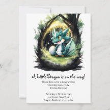 Betoverend Dragon Baby shower