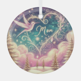Betoverend glas MoM kerst ornament