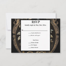Betoverend Goud RSVP Kaartje