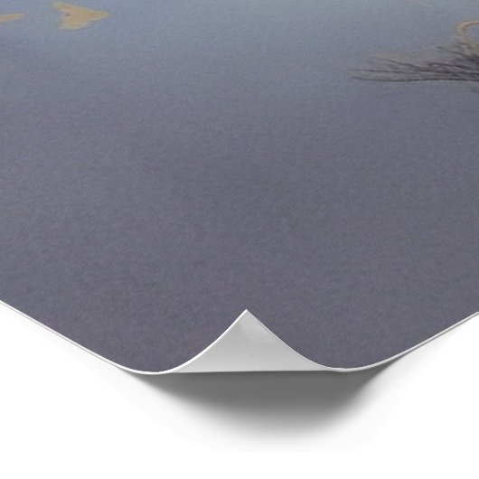 Betoverend Halloween maanlicht Poster (Hoek)