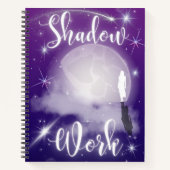 Betoverend Paarse Shadow Work Journal Notitieboek (Voorkant)