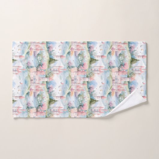 Betoverend Prinses Kasteel Landschap - Bad Handdoek (Handdoek)