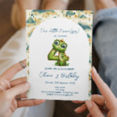 Betoverend sprookje 4e verjaardagsfeestje kaart