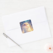 betoverend vierkante sticker (Envelop)