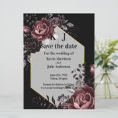 Betoverende Bloesems Save The Date (Staand voorkant)