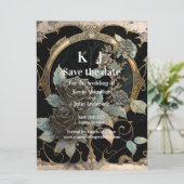 Betoverende Bloesems Save The Date (Staand voorkant)