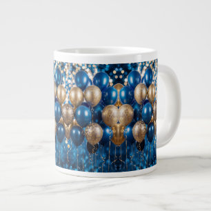 Betoverende Blue & Gold Coffee Mok Gift – Dromerig