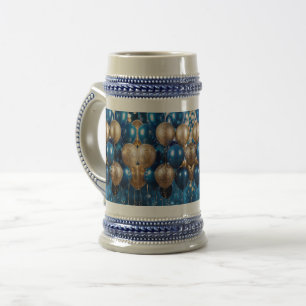 Betoverende Blue & Gold Coffee Mok Gift – Dromerig
