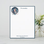 Betoverende Boho Godin Elegant Chic Gepersonalisee (Staand voorkant)