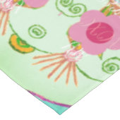 Betoverende eclectische tuin: diverse bloemen scho tafelkleed (Gekanteld)