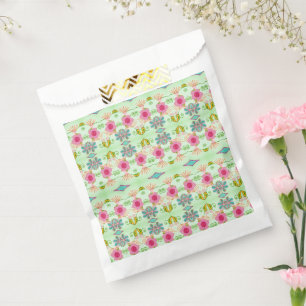 Betoverende Eclectische Tuin: Diverse Bloemenschoo Bedankzakje