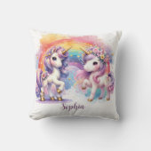 betoverende eenhoorn kussen (Voorkant)