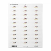 Betoverende Elegantie Retouradreslabel Etiket (Full Sheet)