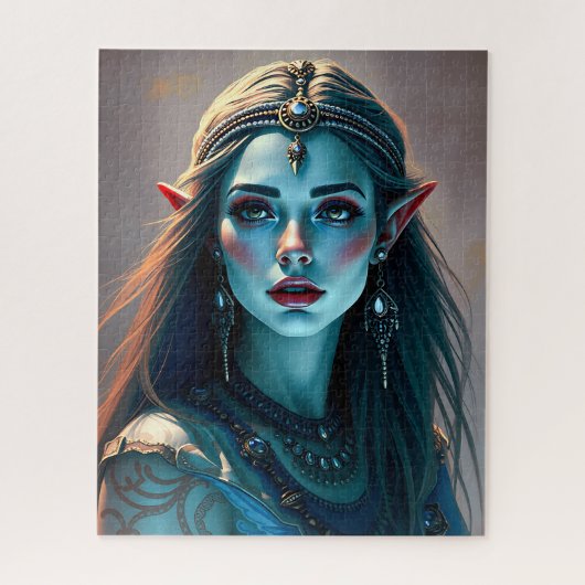 Betoverende Elven Princess Jigsaw puzzel (Verticaal)