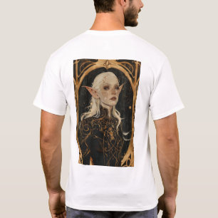 Betoverende Elven Woman Portret Fantasy T-shirt