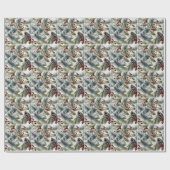 Betoverende Evergreen Sprigs Cadeaupapier (Vlak)